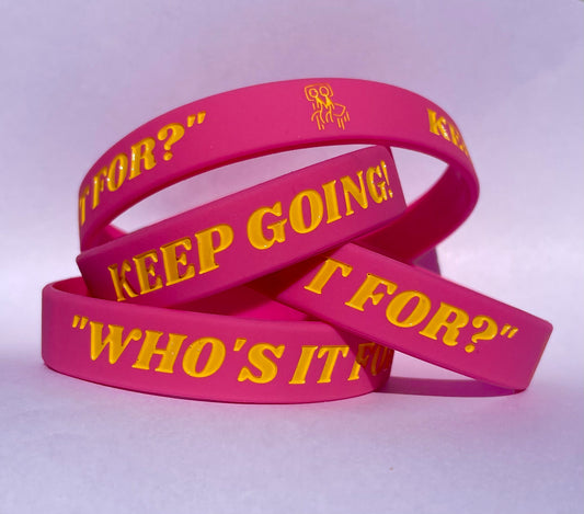 "WHO'S IT FOR?" Wristband